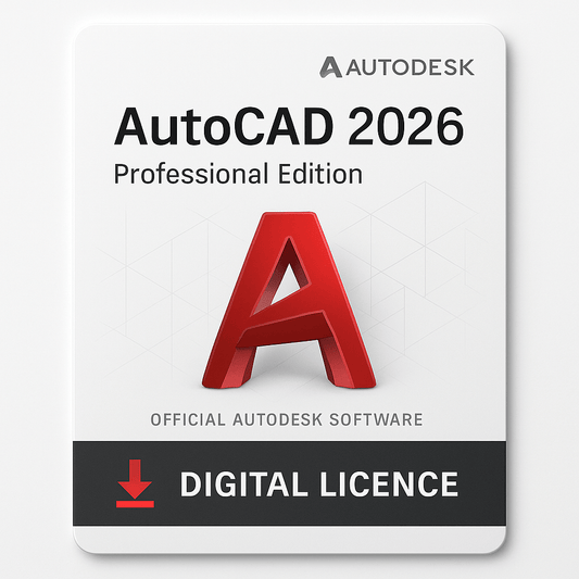 Autodesk AutoCAD 2026 | Digital License Key | 01 Year - Computer Code